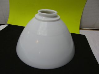 Vintage 9 1/2 " White Milk Glass Diffuser Lamp Shade