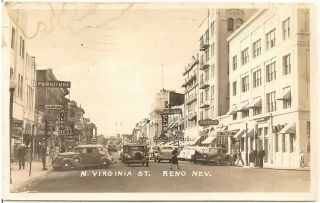 View On North Virginia Street In Reno Nv Rp Postcard