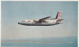 Fokker F - 27 Friendship Turboprop Airliner,  1960 - 70s; R.  M.  A.  " Swan "