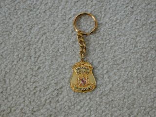 Rare Official Maryland State Police Key Chain Mini - Badge 3