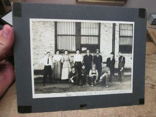 Antique Cabinet Photo Sioux City Iowa Railroad Freight Office Neat Image
