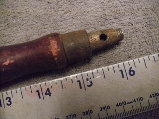 Antique Vintage Wood Handled Storage Multi - Tool Screw driver,  See Pictures, 2