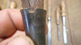 L4409 Vintage & Antique Wood Chisels - Some need TLC - 1 Stanley 750,  Etc 5