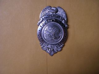 Vintage Lockport,  Illinois Alderman,  S Badge