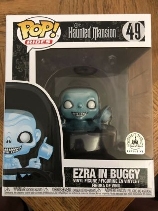Funko Pop Rides Disney The Haunted Mansion Ezra In Buggy 49 Park Exclusive