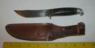 Vintage Fixed Blade Usa Bsa / Boy Scout Camp Knife - 1950 - 1960 