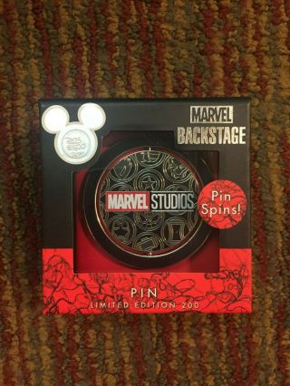 Disney D23 Expo 2019 Marvel Studios Backstage Pin Spinner Spins