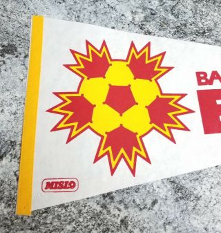 Vintage Pennant Flag Vintage MISL Baltimore Blast Soccer 1980s 30x12 TX 2
