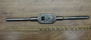 Vintage Wells Bros.  Little Giant No.  7 Tap Wrench Handle,  19 - 1/2 ",  1 - 4 " - 3/8 " Taps