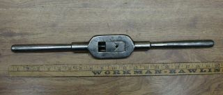 Vintage Wells Bros.  Little Giant No.  7 Tap Wrench Handle,  19 - 1/2 