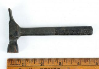 Tiny Vintage Early Jewelers Iron Hammer Small Silversmith Antique 2
