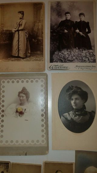 Antique 1800s Photos Black White Pictures Photograph Women Men Civil War Soldier 3