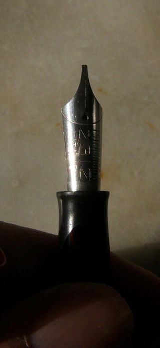 Vintage Esterbrook Copper Double Jewel Icicle Fountain Pen W/ 2312 Italic Nib