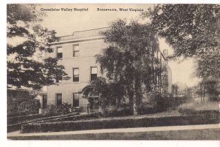 Greenbrier Hospital Ronceverte West Virginia Vinage 1910s Postcard
