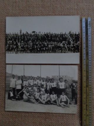 Greek Football Soccer Teams Alexandria 1920s Photo Armenian Photographer Sellian