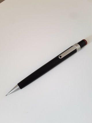 Rare Vintage Mitsubishi Brain Mechanical Pencil 0.  5mm - Black Metal