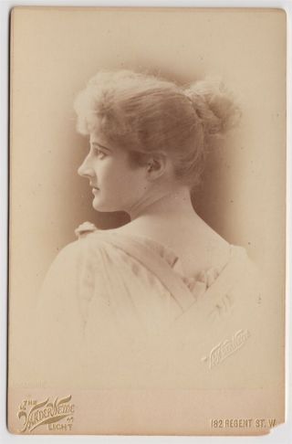 Stage Cabinet - Mary Anderson,  Us Actress And Beauty,  Worked And Lived In England