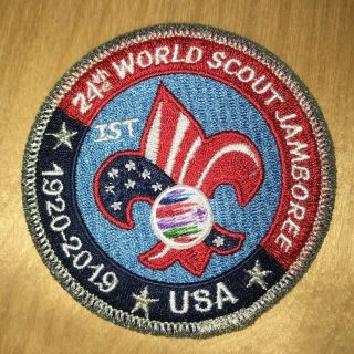 Usa Bsa Ist Staff Contingent Patch 2019 24th Boy Scout World Jamboree -
