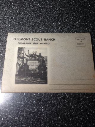 Cimarron Nm Philmont Boy Scout Ranch 1930 