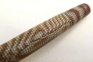 SNAKESKIN fountain pen piston filler 1960 ' s snake skin Czechoslovakia VINTAGE 4