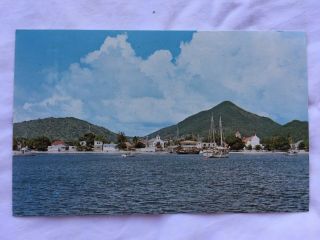 Vintage Postcard Philipsburg St Maarten Carribean 22680