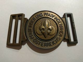 Scout Belt Buckle From Austria