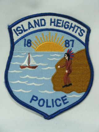 726 Jersey Island Heights Police Patch - Ocean Co Dry Town