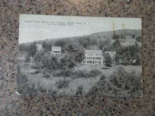 Old Postcard - Upland Farm House & Cottages,  Haines Falls,  Ny,  Greene County