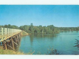 Pre - 1980 Lake Scene Eagle River - Near Three Lakes & Minocqua Wi Ae3899