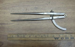 Old Tools,  Vintage Lowentraut 10 " Wing Divider,  Hvac,  Tinner,
