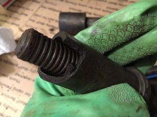 Blacksmith Drill SMALL PARTS,  SPINDLE cast iron antique anvil forge interest 7