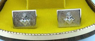 Vintage 1950 - 1970 ' s Masonic Freemason Order of Eastern Star Mens Jewelry 2