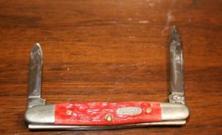 1965 - 69 Case Xx Usa 06263 Red Bone Eisenhower Knife