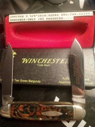 VINTAGE WINCHESTER USA 1988 VERY RARE NEAR ONLY 105 MADE KNIFE KNIVES 6