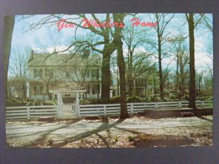 Wheeler Alabama Confederate Gen Joseph Wheeler Plantation Home Postcard 1950s
