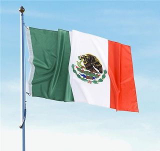Of 12 Mexican Flag 3 X 5 Feet With Brass Grommets 36 " X 60 " Flags