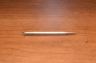 Atq 1910s - 1920s Ingersoll Rolled Gold Redipoint Mechanical Pencil With Ringtop