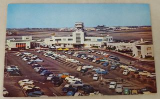 Lockheed Air Terminal Burbank California Home Of P - 80 Shooting Star Postcard