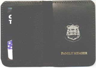 Port Authority Police Ny/nj Officer Family Member 1 - Inch Mini Badge Wallet