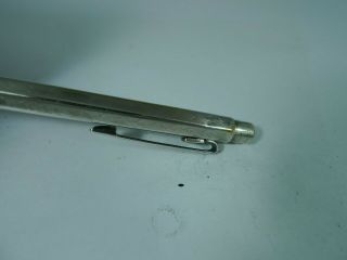 vintage Caran D ' ache Ballpoint pen Silver Rhodium Swiss 3