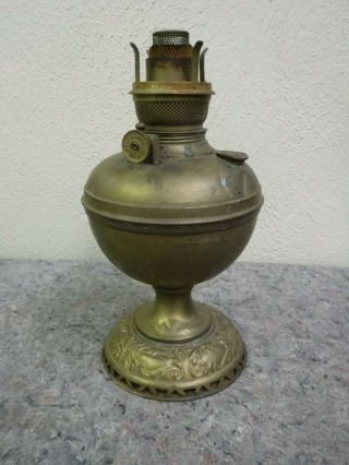 Vintage Royal Brass Body Oil Lamp
