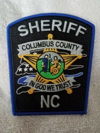 Columbus County Nc Police / Sheriff Patch North Carolina
