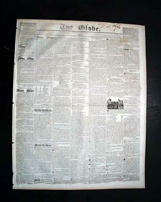 (2) RUNAWAY SLAVES w/ Descriptions Washington D.  C.  Advertisements 1839 Newspaper 3