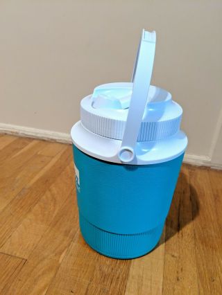 vtg MAKITA 1/2 Gallon Plastic Water Jug Cooler Rubbermaid No.  1502 Made in USA 4