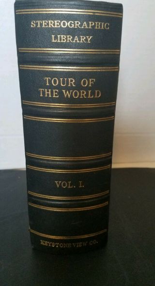 Vintage Keystone Container Only Stereographic Library Tour Of The World Vol 1