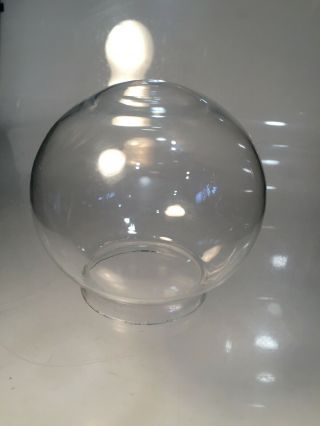 Vintage Clear Glass Globe Shade Sconce Shade Orb