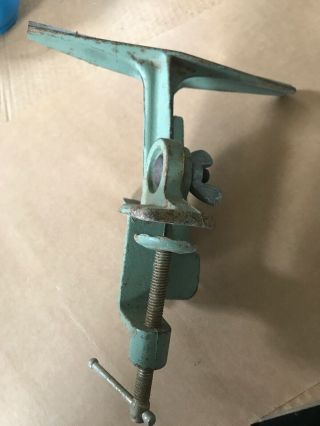 Vintage Cast Iron Bench Mount Hand Saw Sharpening Vise