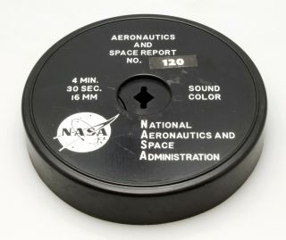 Vintage Nasa Aeronautics And Space Report 16mm Film 120
