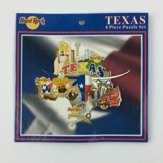 Hard Rock Cafe Texas Puzzle Piece Houston 2005 Pin - Le 300