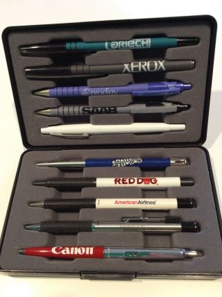 Collectable Papermate Salesman Sample Pen Kit Case